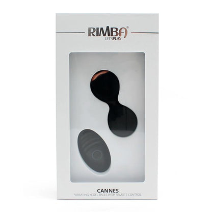 Vibrating Kegel Balls with Remote Control Cannes Black