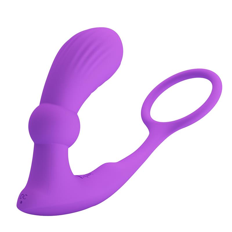 Warren Remote Controlled Vibrating and Pulsating Anal Plug and Penis Ring