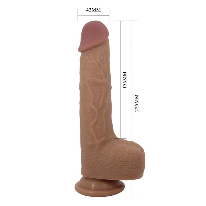 Tommy Realistic Dildo WITH Vibration and Thrusting with Remote