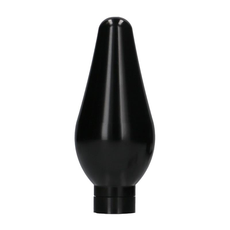 Butt Plug Set Pointed Large Suction Cup Black