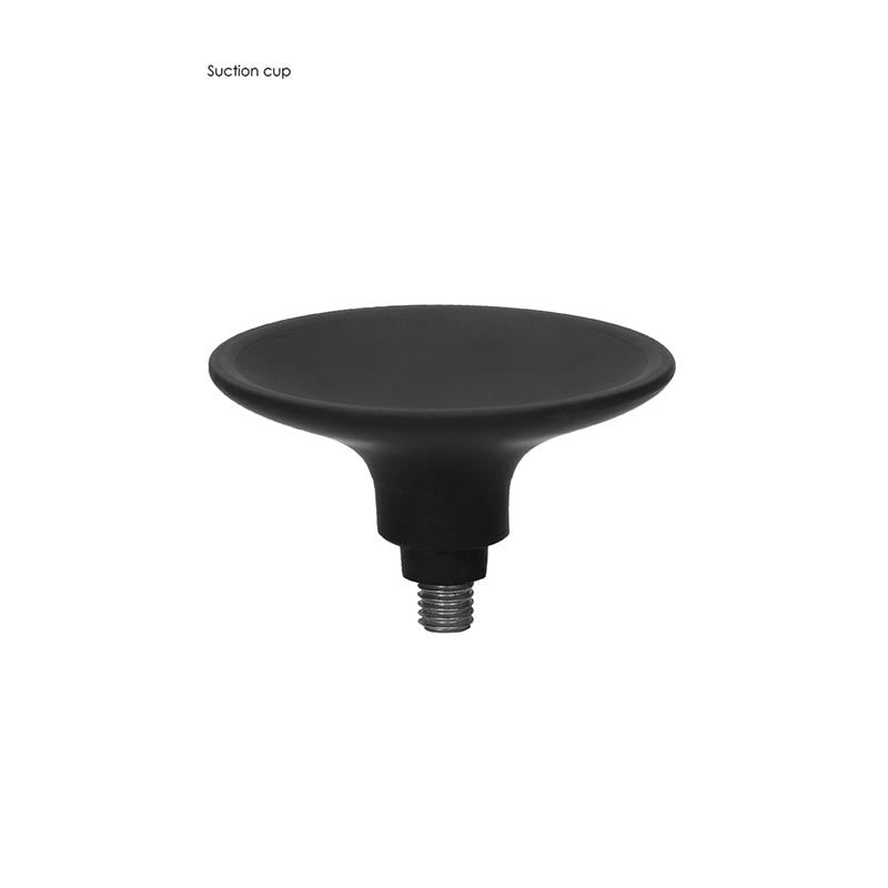 Butt Plug Set Pointed Large Suction Cup Black