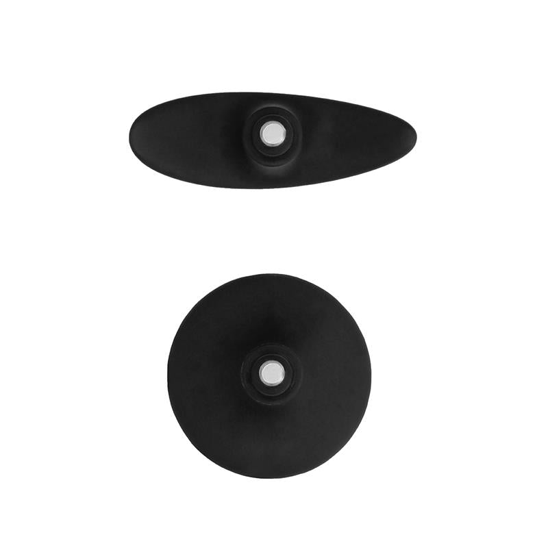 Butt Plug Set Pointed Large Suction Cup Black