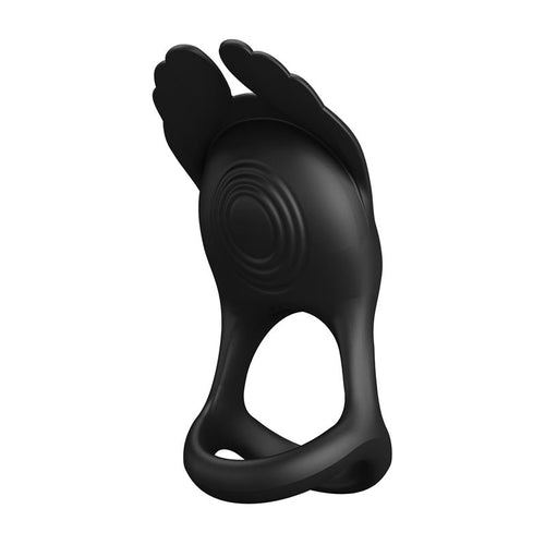 Silas Vibrating Penis Ring Black