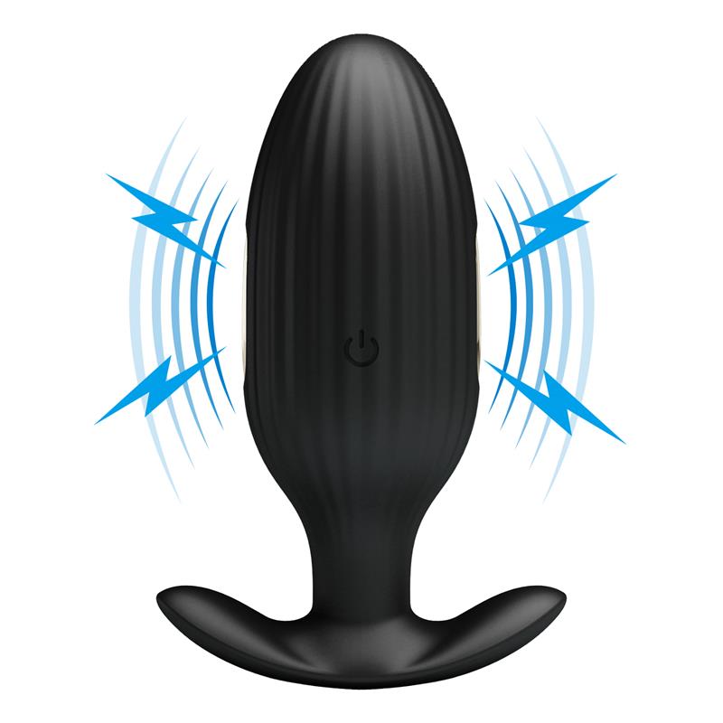 Jefferson Vibrating Anal Plug with Electroshock and APP