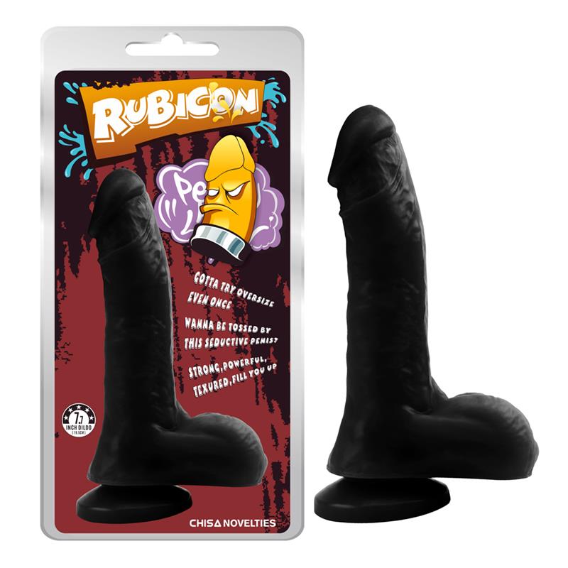 Dildo Night Club 20 x 37 cm Black