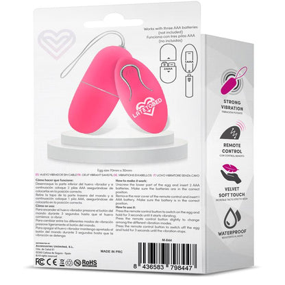 Ecopink Vibrating Egg with Remote Control