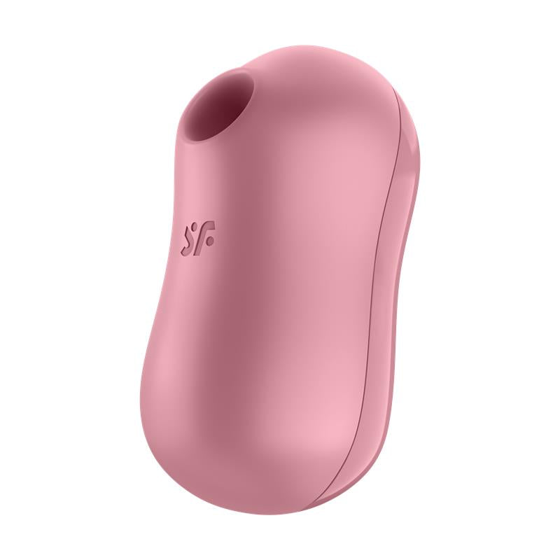 Cotton Candy Clitoris Sucker and Vibrator Light Red