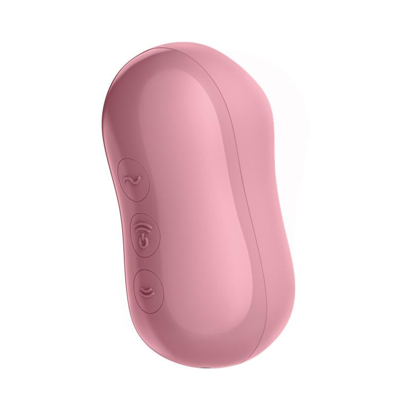 Cotton Candy Clitoris Sucker and Vibrator Light Red