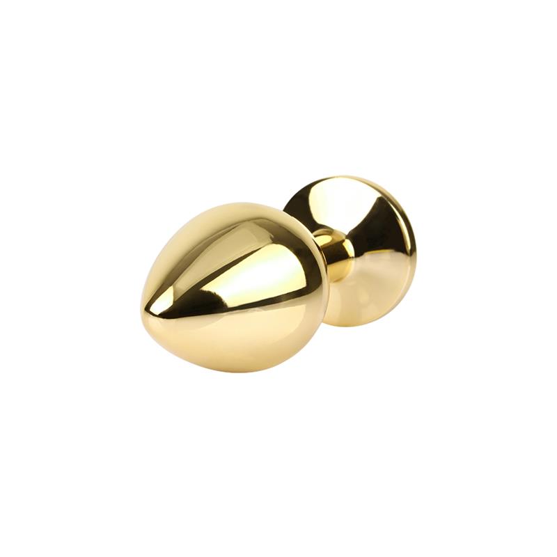 Clear Gem Gold Plug M