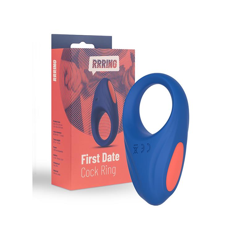 Rring First Penis Ring with Vibration USB Silicone