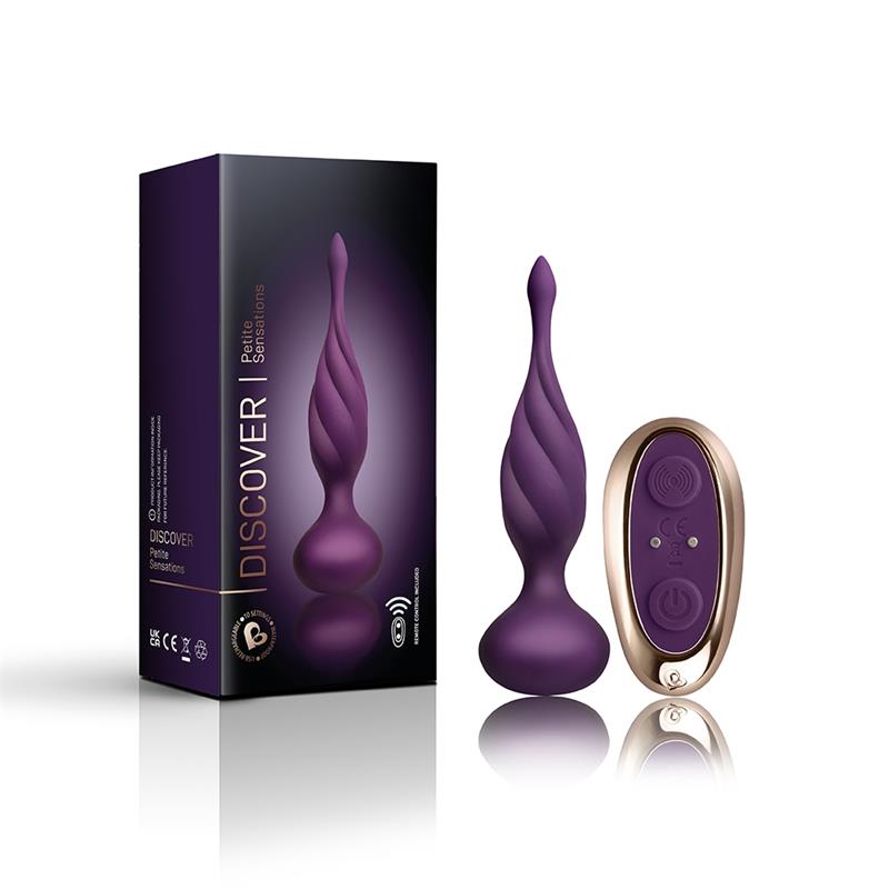 Butt Plug with Remote Control Petite Sensations Discover Purple