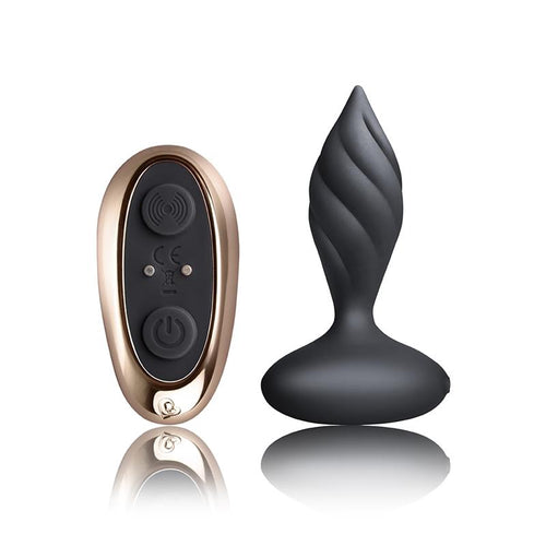 Butt Plug with Remote Control Petite Sensations Desire Black