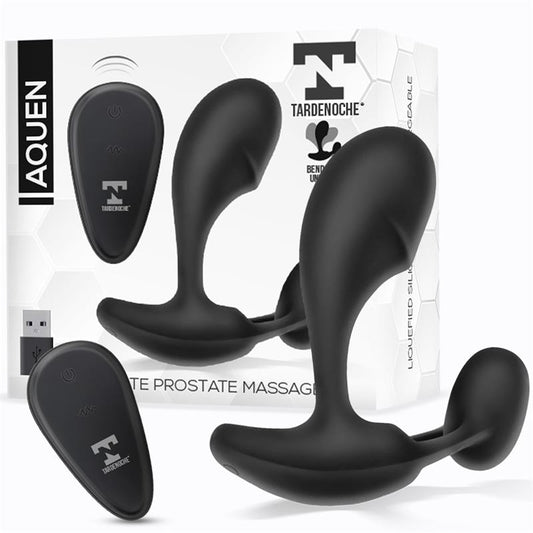 Aquen Prostate and Perineum Stimulator Liquid Silicone Remote Control Magnetic USB