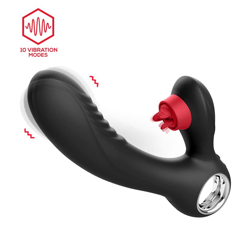 Niza Vibe with Heating and Clitoris Triple Tongue