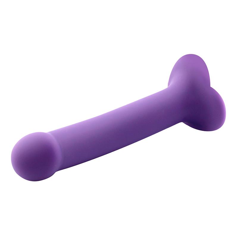 Bouncy Liquid Silicone Dildo Hiper Flexible 65 165 cm Size S Purple