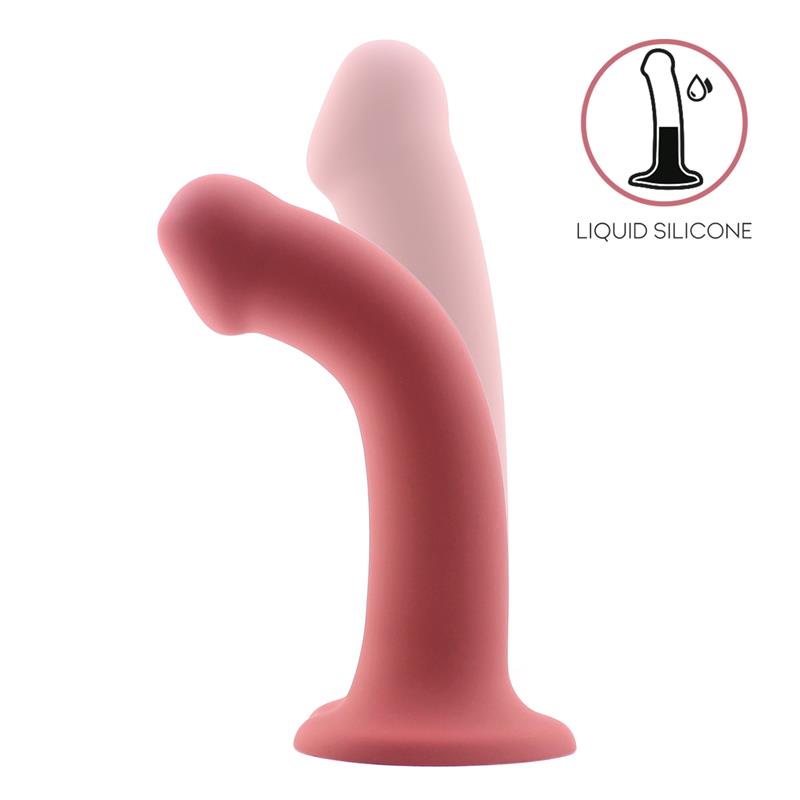 Bouncy Liquid Silicone Dildo Hiper Flexible 75 19 cm Size L Burgundy