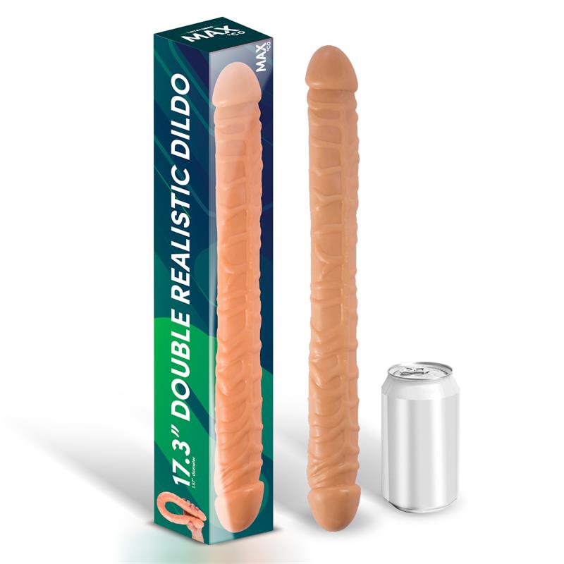 Trent Double Realistic Dildo Flesh 173 44 cm