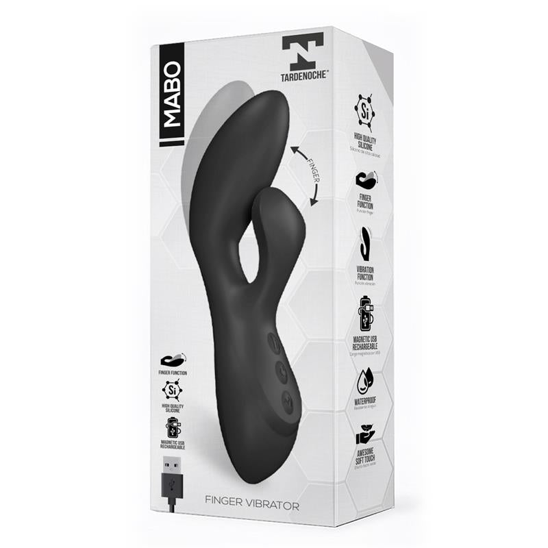 Mabo Finger Movement G Spot Vibe Unibody Silicone