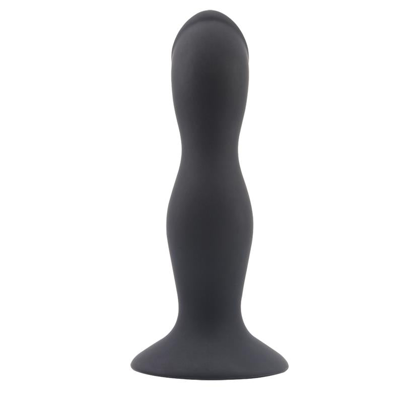 Strap On with Dildo Rumpy Silicone Black