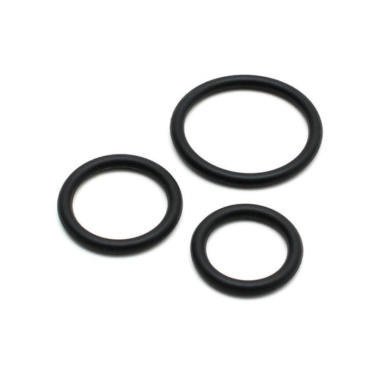 Set of 3 silicone penis rings