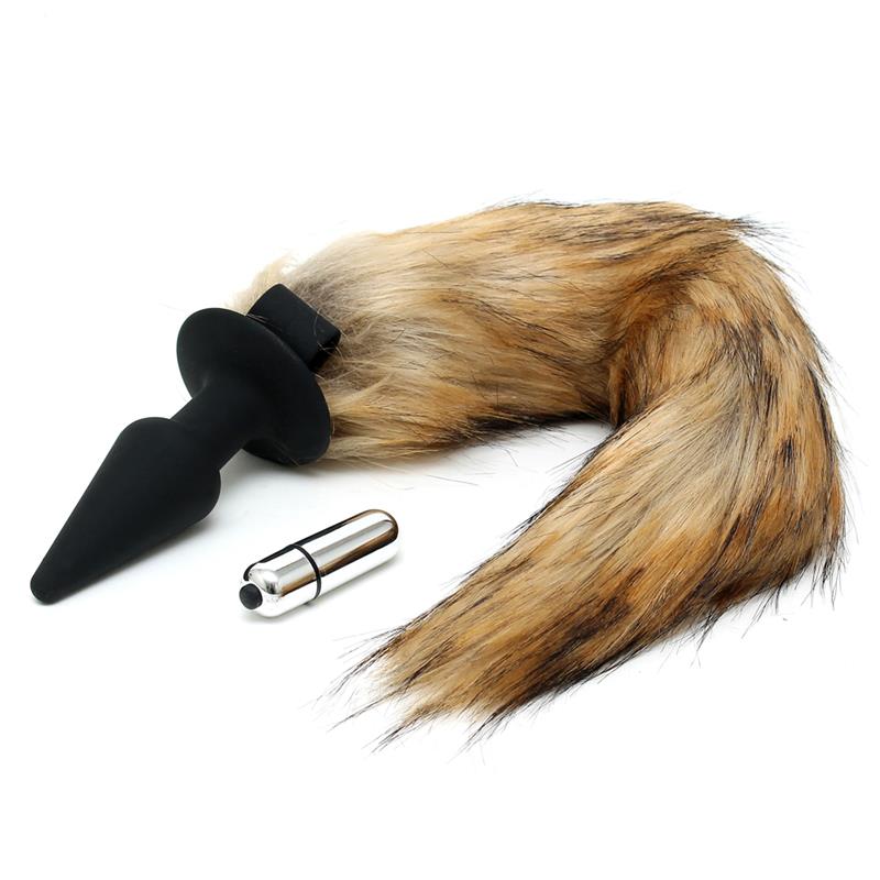 Rimba Latex Play Plug with Fox Tail