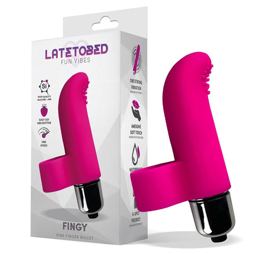 Fingy Finger Bullet Silicone Pink