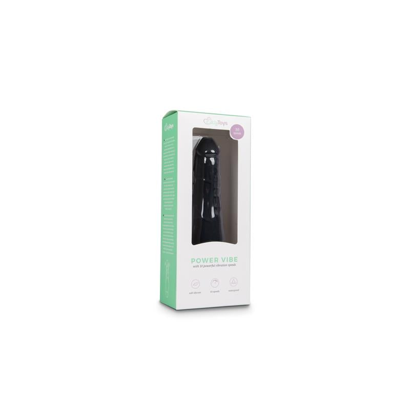 Silicone Realistic Vibe Black