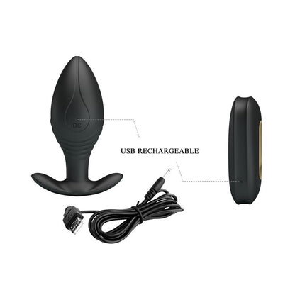 Regina Royal Butt Plug with Remote USB