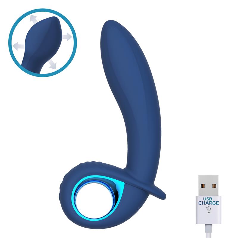 Alpha Advanced Vibe with Inflatable and Vibration Function USB Silicone