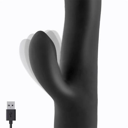 Angus Vibrator with Thrusting Movement 2 Motors Silicone USB