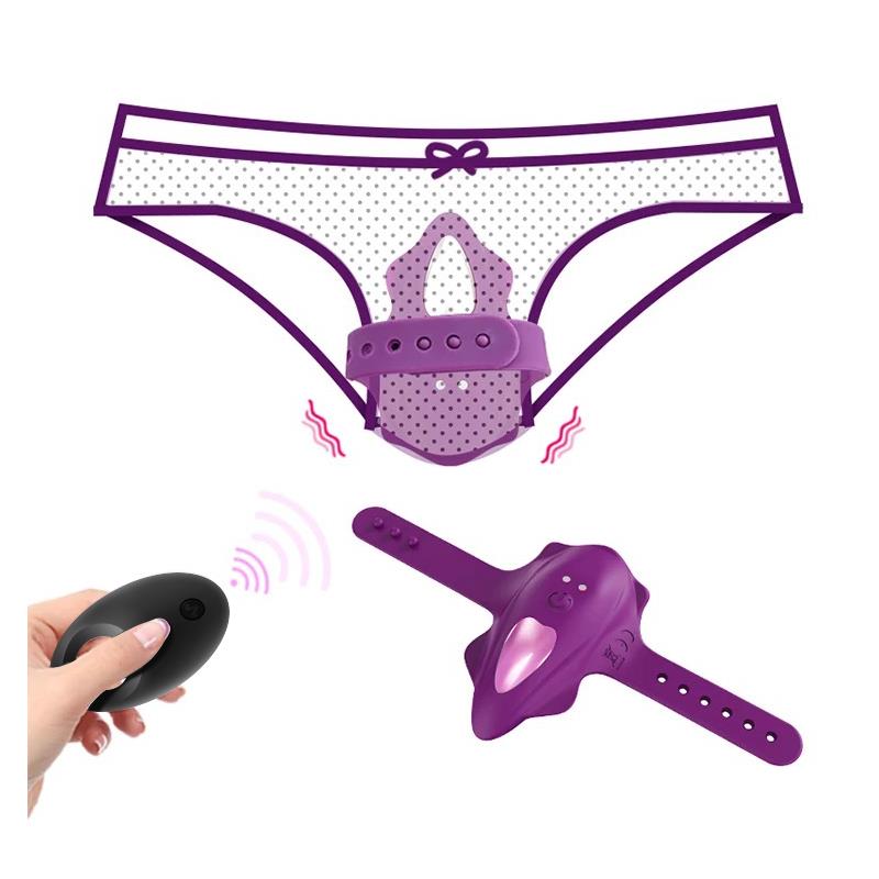 No Seventeen Panty Stimulator Remote Control Magnetic USB Purple