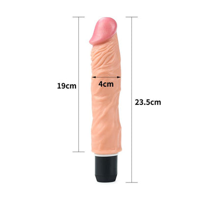 Dildo Flexi 95 with Vibration Flesh