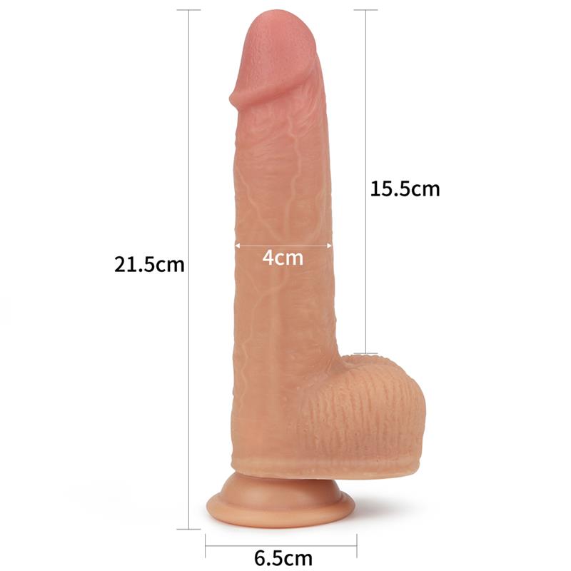 Dildo Nature Cock with Vibration and Rotation Anthony Flesh