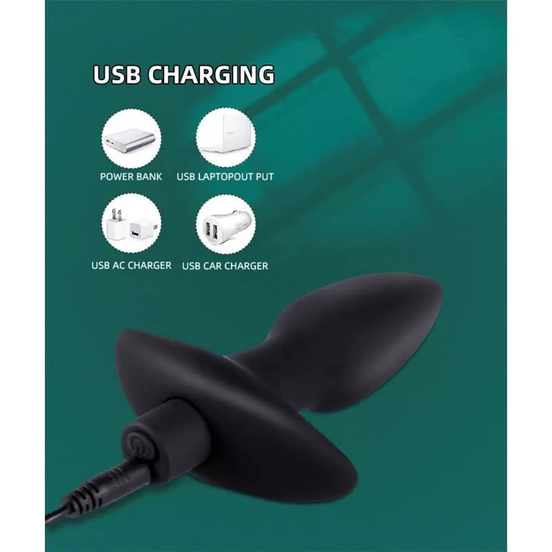 Spear Vibrating Anal Plug USB Silicone