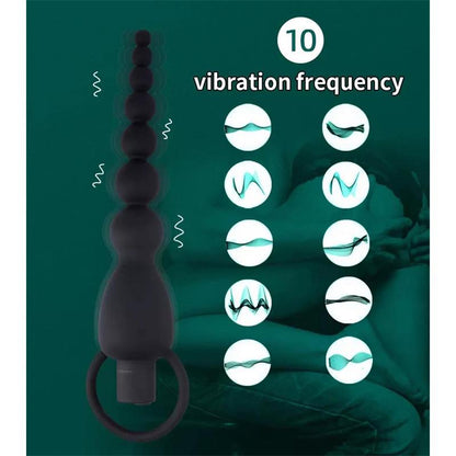 Marbe Anal Chain with Vibration USB Silicone