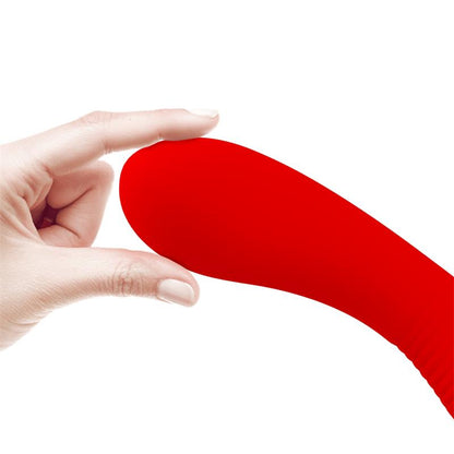 Prescott Vibrator USB Silicone Red