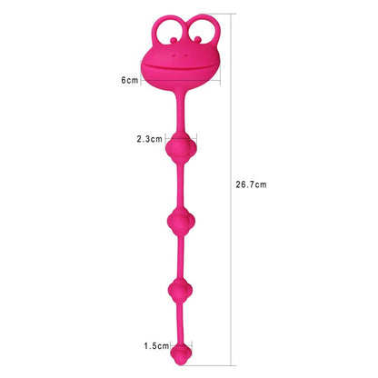 Anal Beads Frog Pink