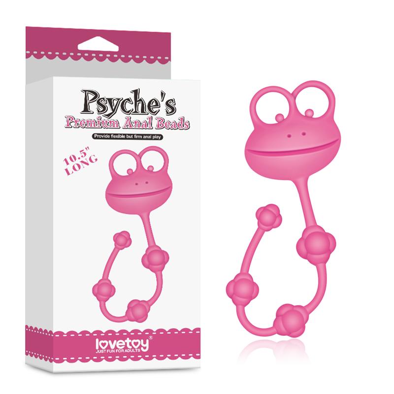 Anal Beads Frog Pink