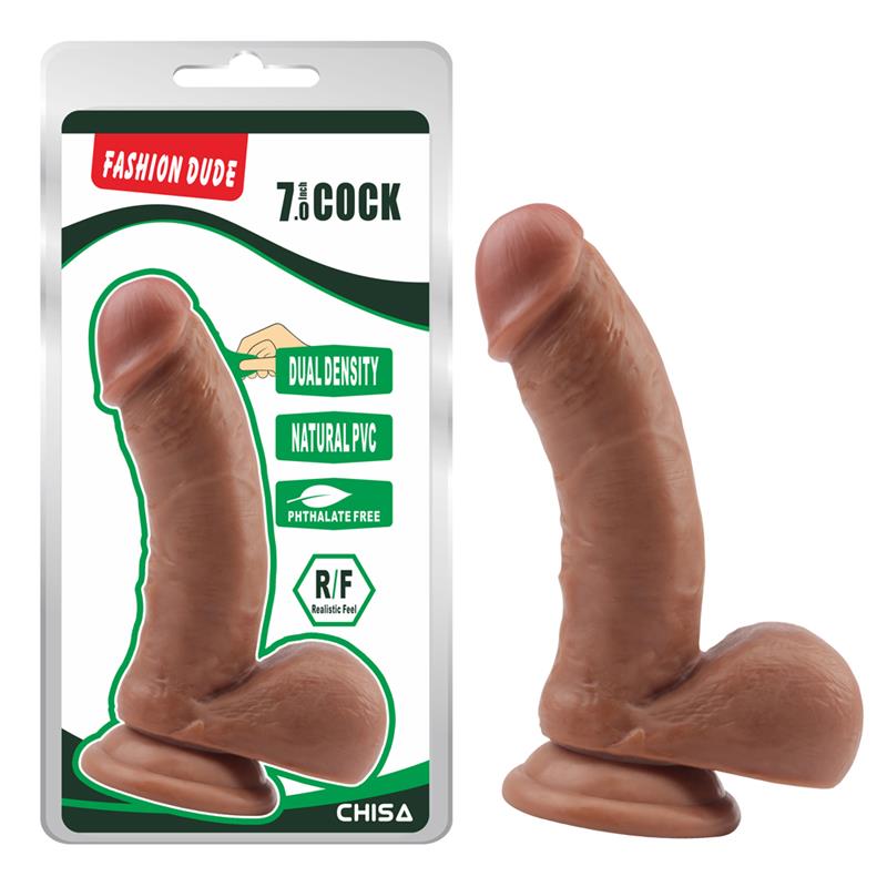 Dildo Dual Density Fashion Dude 175 x 41 cm Latin