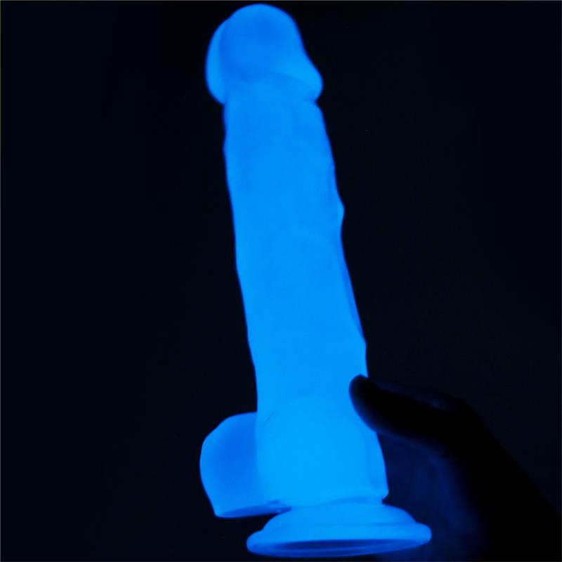 Dildo 85 Lumino Blue Light