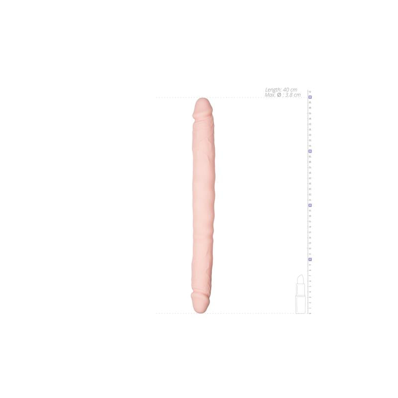 Silicone Flexible Double Double Dildo Flesh 40 cm