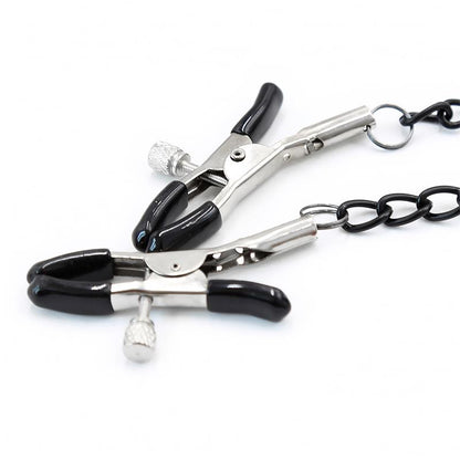 O Ring Gag and Nipple Clamps Vegan Leather