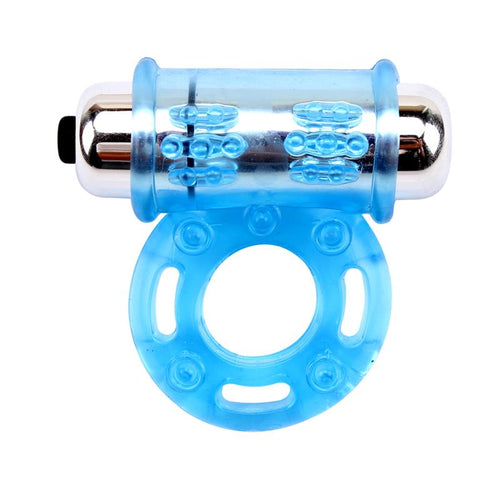 Vibrating Bull Ring Blue