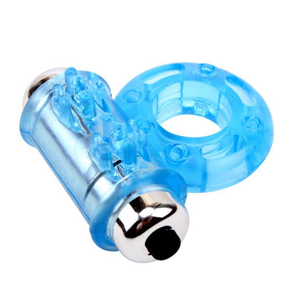 Vibrating Bull Ring Blue