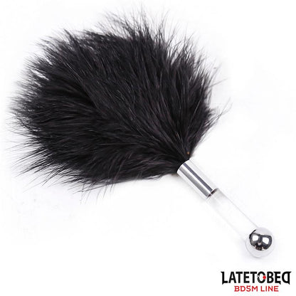 Feather Tickler with Acrylic Metal Handle