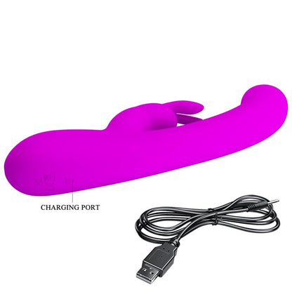 Lamar Vibrator G Spot Rabbit Violet