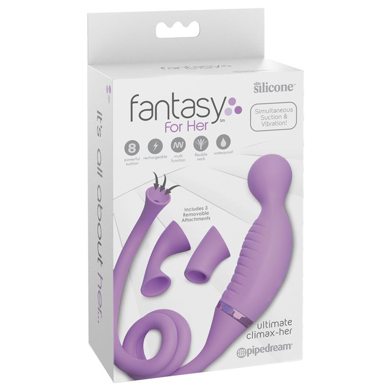 Climax Her Vibe and Clitoris Stimulator Silicone USB