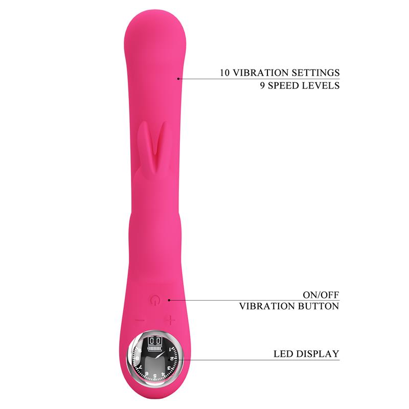 Lamar Vibrator G Spot Rabbit Pink