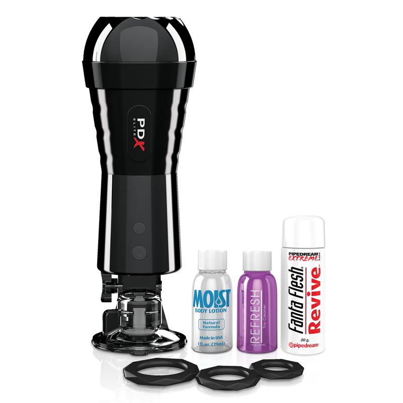 PDX Elite Cock Compressor Vibrating Stroker