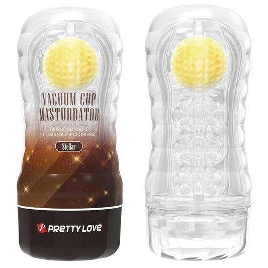 Stellar Ball Rolling Masturbator Cup Yellow